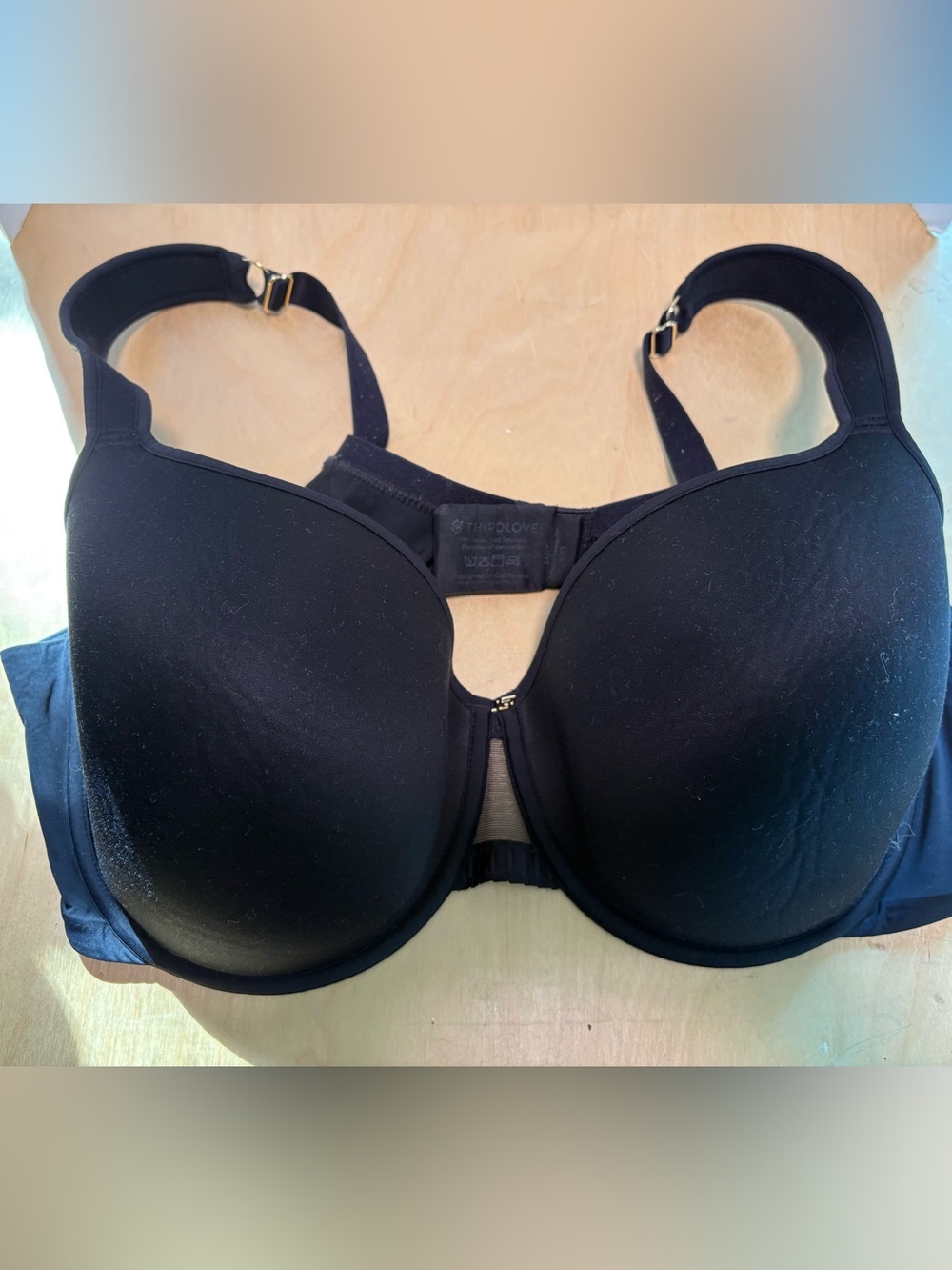 Third Love 24/7 Perfect Coverage Bra Black 40D